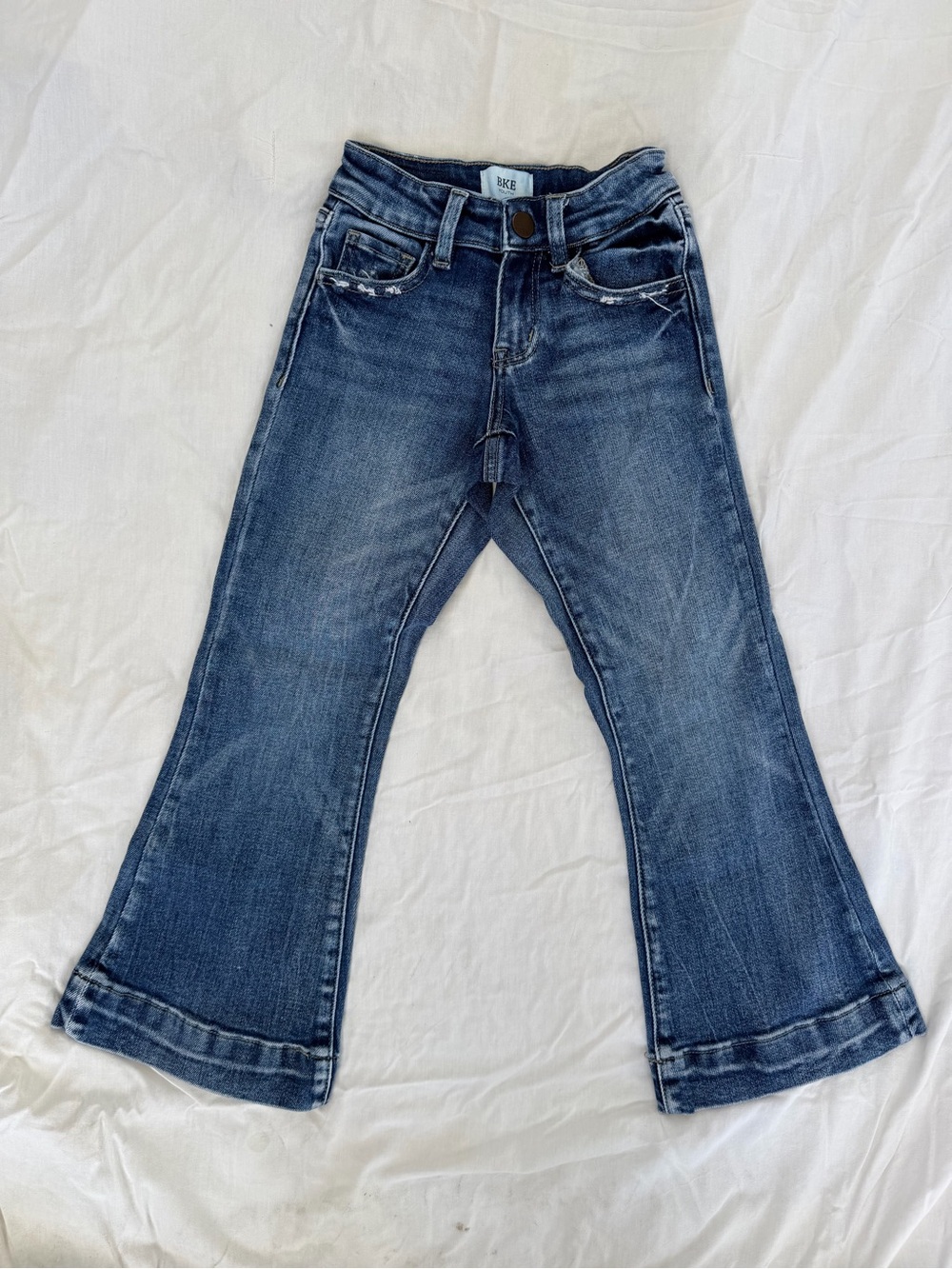BKE Kids Blue Flared Denim Jeans